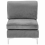 Beliani 1-Seat Section EVJA Velvet Grey 4