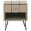 Beliani 1 Drawer Bedside Table BETIN Faux Leather Beige 4