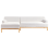 Beliani Corner Sofa 3 Seater SOSJO Boucle Off-White Right Hand 4