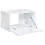Beliani Wall Mounted Vanity Unit PETROLINA 60 cm White Marble 4