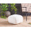 Beliani Pouffe BODLA Synthetic Material White 2
