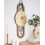 Beliani Wall Clock NOBELIUM Metal Gold 2
