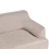 Beliani Sofa 3 Seater SOSJO Fabric Light Brown 6