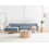 Beliani Corner Sofa 3 Seater SOSJO Fabric Blue Right Hand 2