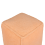 Beliani Pouffe ALIPUR Boucle Orange 5
