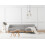 Beliani Corner Sofa 3 Seater SOSJO Fabric Light Grey Left Hand 2