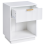 Beliani 1 Drawer Bedside Table SUMMERVILLE White 4