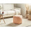 Beliani Pouffe ALIPUR Boucle Orange 2