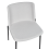 Beliani Set of 2 Dining Chairs ESBON Fabric Light Grey 6