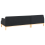 Beliani Corner Sofa 3 Seater SOSJO Fabric Black Right Hand 5