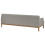 Beliani Sofa 3 Seater SOSJO Fabric Light Grey 5