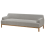 Beliani Sofa 3 Seater SOSJO Fabric Light Grey 4