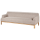 Beliani Sofa 3 Seater SOSJO Fabric Light Brown 4