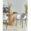 Beliani Set of 2 Dining Chairs AXTEL Fabric Light Grey 2