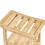 Beliani Side Table TREMONT Bamboo Light Brown 5