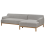 Beliani Corner Sofa 3 Seater SOSJO Fabric Light Grey Left Hand 4