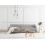 Beliani Corner Sofa 3 Seater SOSJO Fabric Light Grey Right Hand 2