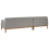 Beliani Corner Sofa 3 Seater SOSJO Fabric Light Grey Right Hand 5