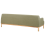 Beliani Sofa 3 Seater SOSJO Fabric Olive Green 6