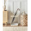 Beliani Umbrella Stand CHAVERNY Metal Beige 2