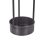 Beliani Umbrella Stand MONNAIE Metal Black 2