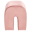 Beliani Pouffe MODOC Velvet Pink 4