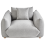 Beliani Armchair LUVOS Fabric Light Grey 4