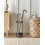 Beliani Umbrella Stand MONNAIE Metal Black 3