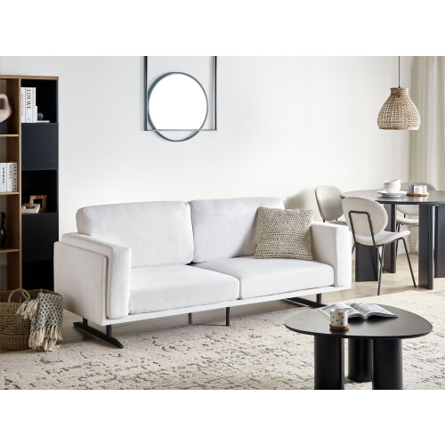 Beliani Sofa 3 Seater IDRE White 2