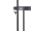 Beliani Umbrella Stand MONNAIE Metal Black 5