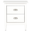 Beliani 2 Drawer Bedside Table SHILLINGTON Pine Wood White 5