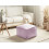 Beliani Pouffe SHERALI Cotton Pink 2