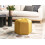Beliani Pouffe WISHEK Velvet Yellow 2