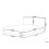 Beliani Bed Boucle ALBI 140 x 200 cm (EU Double) Beige 3
