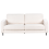 Beliani Sofa 3 Seater SAVALEN Boucle White 4