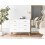 Beliani 6 Drawer Chest NEWARK White 4