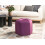 Beliani Pouffe WISHEK Velvet Purple 2