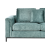 Beliani Corner Sofa OSLO Velvet Teal Left Hand 6