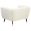 Beliani Armchair ORSTA Fabric Light Beige 5