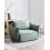 Beliani Armchair KUNES Fabric Light Green 2