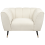Beliani Armchair ORSTA Fabric Light Beige 4