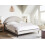 Beliani Bed Fabric MARGUT 180 x 200 cm (EU Super King) Light Grey 2