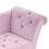 Beliani Chaise Longue NANTILLY Velvet Light Violet 4