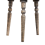 Beliani Side Table WANDILO Mango Wood Brown 6