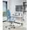 Beliani Office Chair VISCOUNT Fabric Blue 2