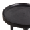Beliani Side Table LEETON Mango Wood Black 4
