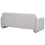 Beliani Sofa 3 Seater SALAND Fabric Grey 5