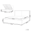Beliani Ottoman Bed MOISSAC Chenille Light Blue 160 x 200 cm (EU King Size) 3