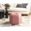 Beliani Pouffe WISHEK Velvet Pink 2