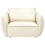 Beliani Armchair KUNES Fabric Light Beige 4
